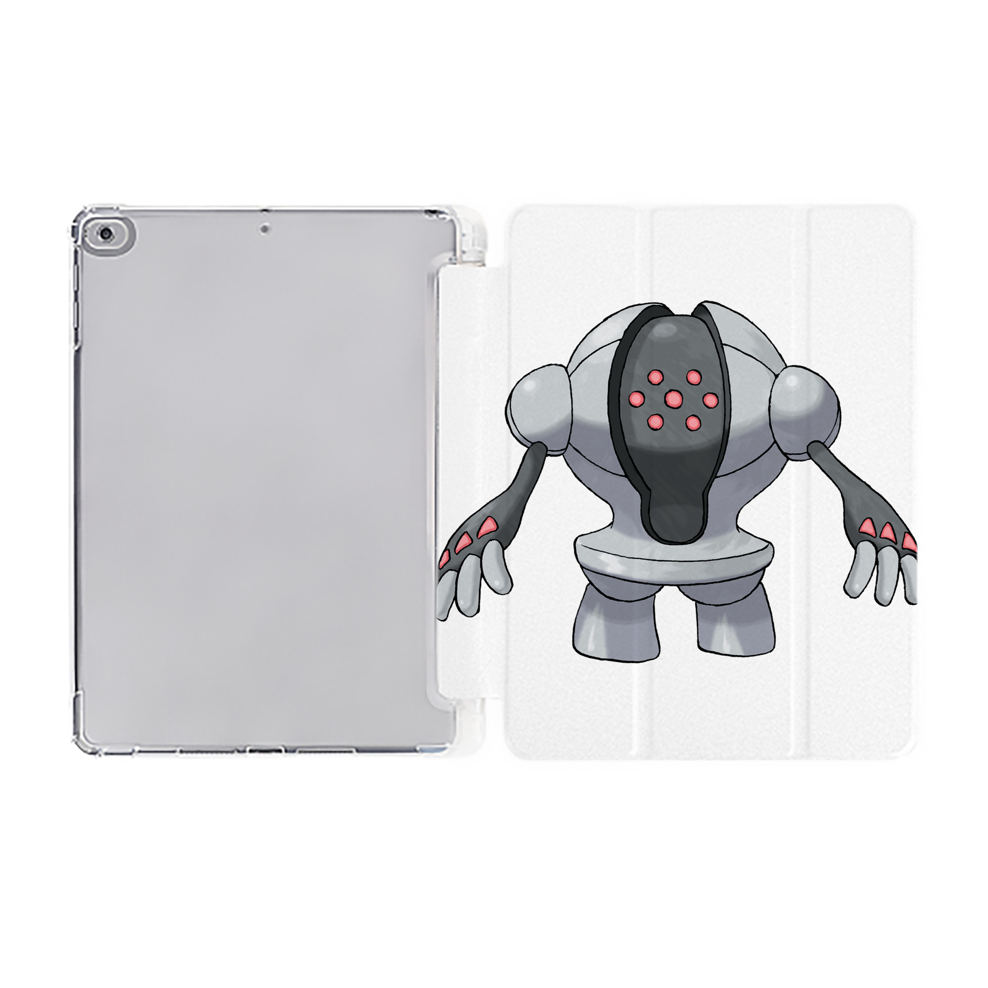 （画像用） ポケットモンスター Pokémon IPad ケース ペン収納付き 三つ折りスタンド PUレザー×シリコン 対応機種9.5/10.5/10.9インチ